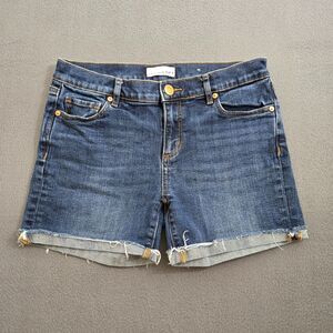 LOFT Women 27/4 Cuffed 4" Inseam Denim Shorts